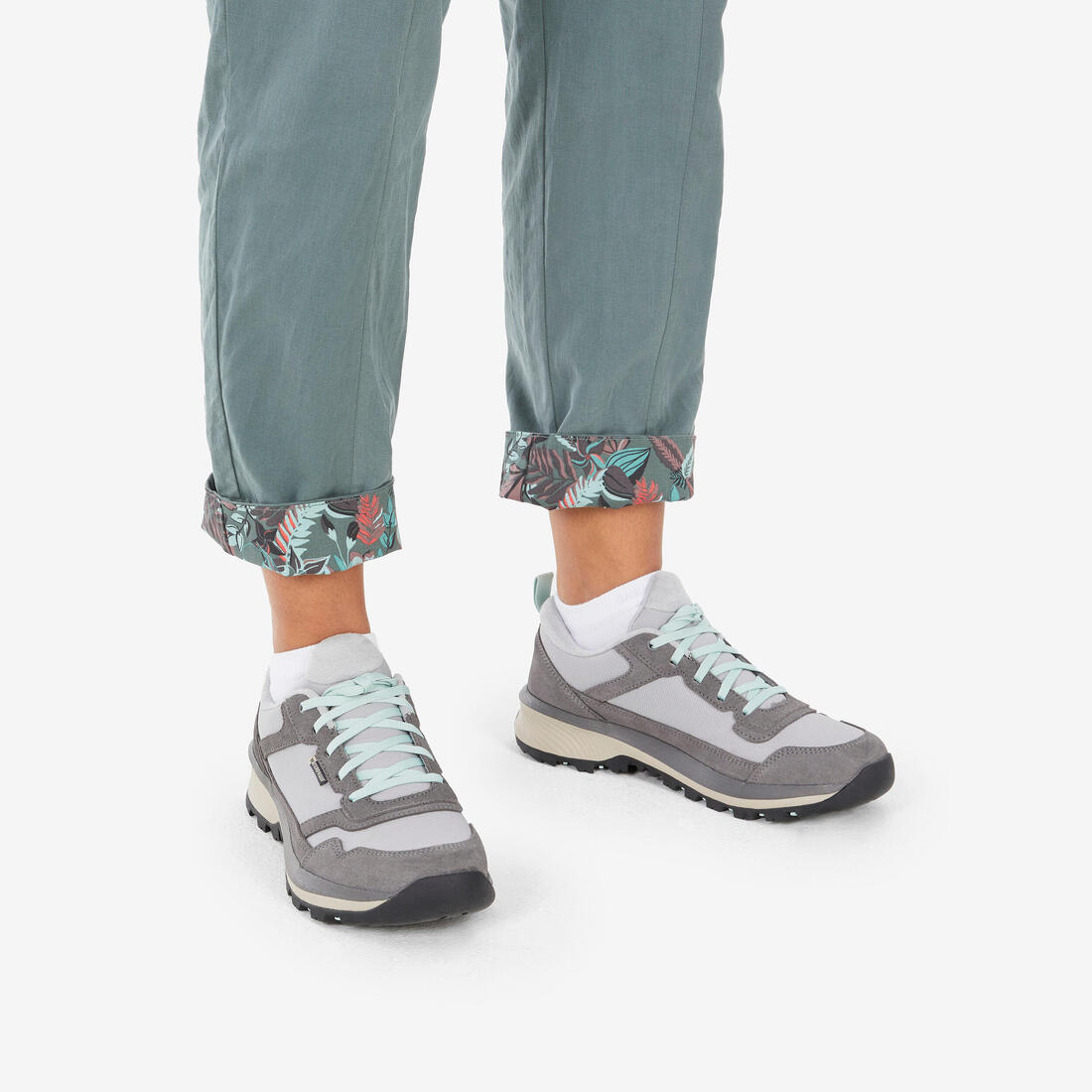 Pantalon en lin de randonnée - NH500 FEMME