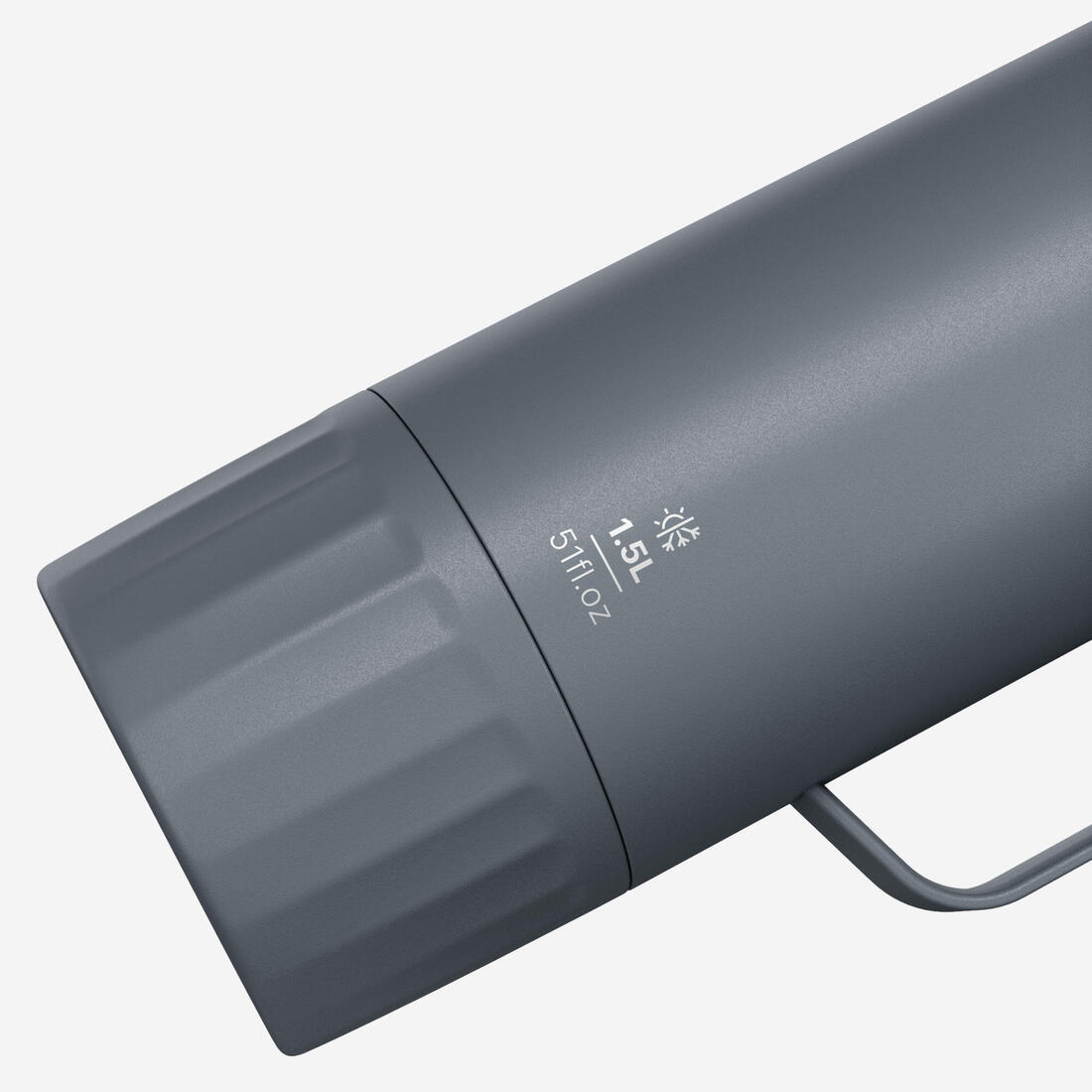 Bouteille inox isotherme avec filtre à thé 1,5L, de randonnée et camping