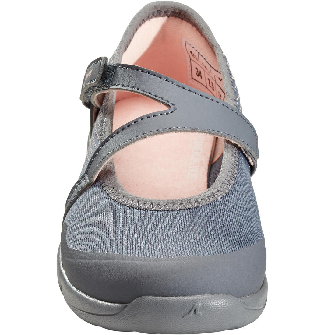 Ballerines à scratch enfant - PW 160 BR'EASY JR corail du 28 au 39