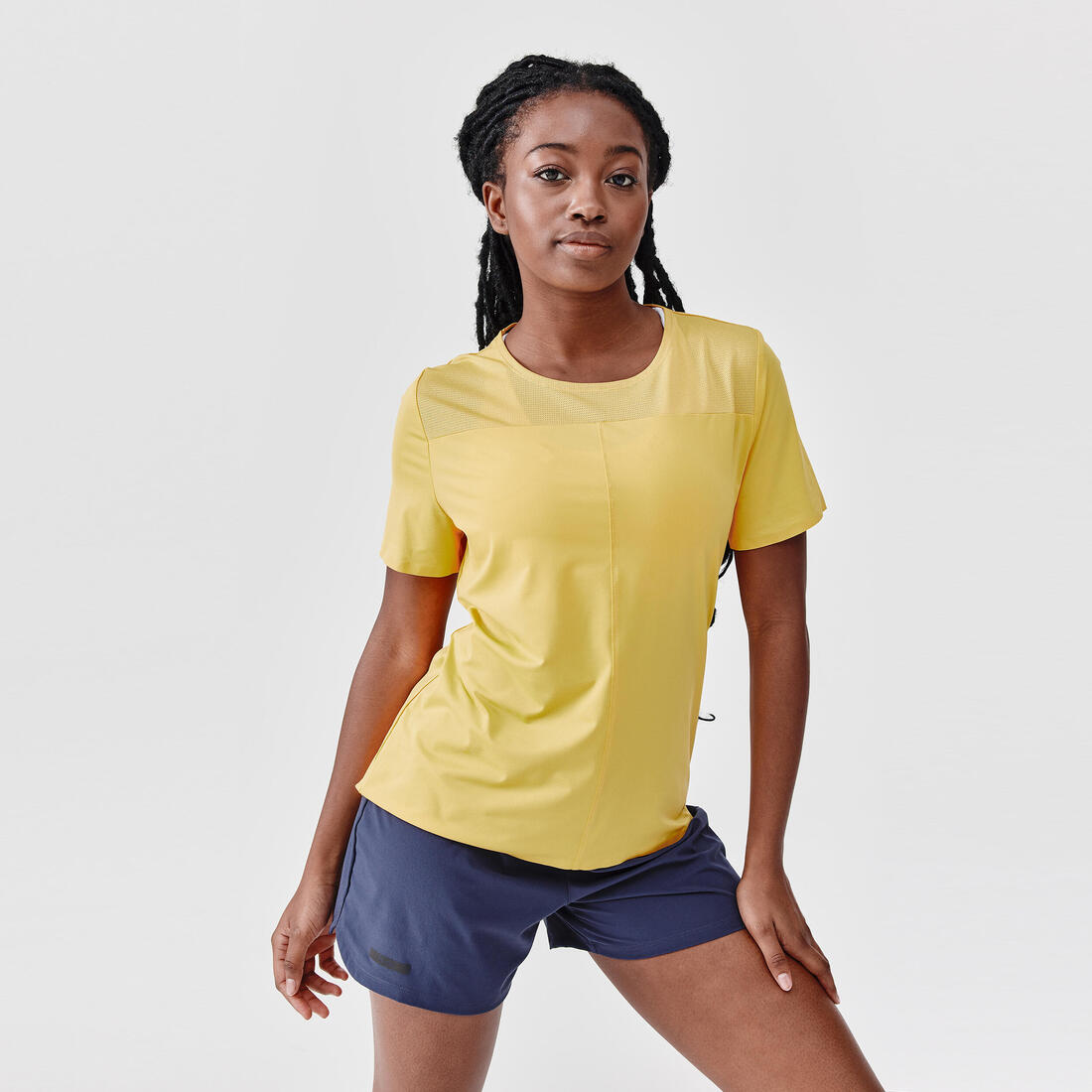 T-shirt respirant running femme - Dry+ Breath blanc
