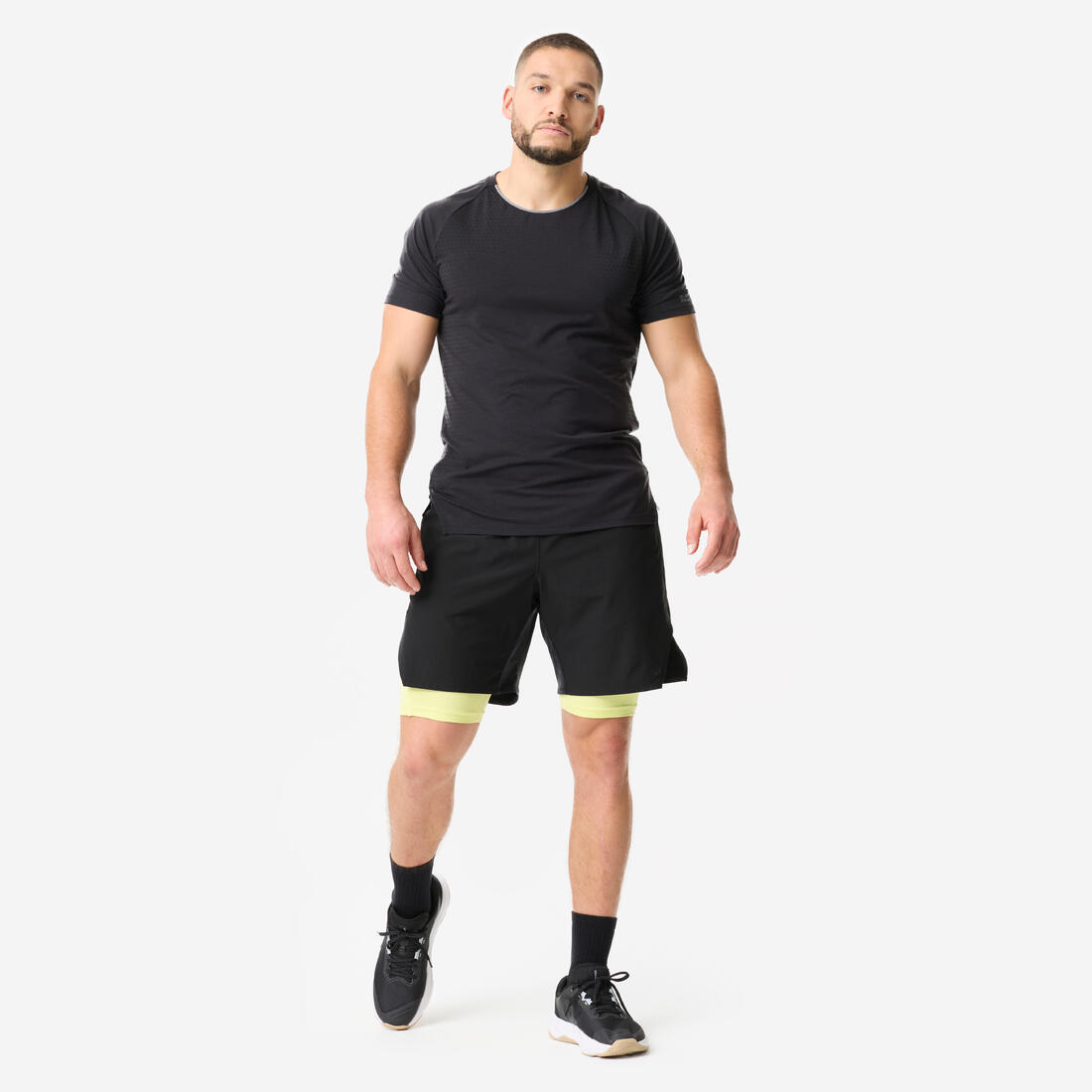 Short de cross training respirant et léger, Celliant