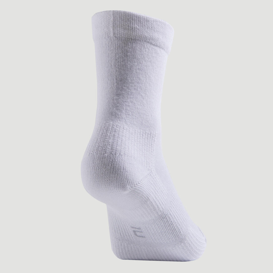 CHAUSSETTES DE SPORT ENFANT HAUTES ARTENGO RS 160 BLANC MARINE BLANC LOT DE 3
