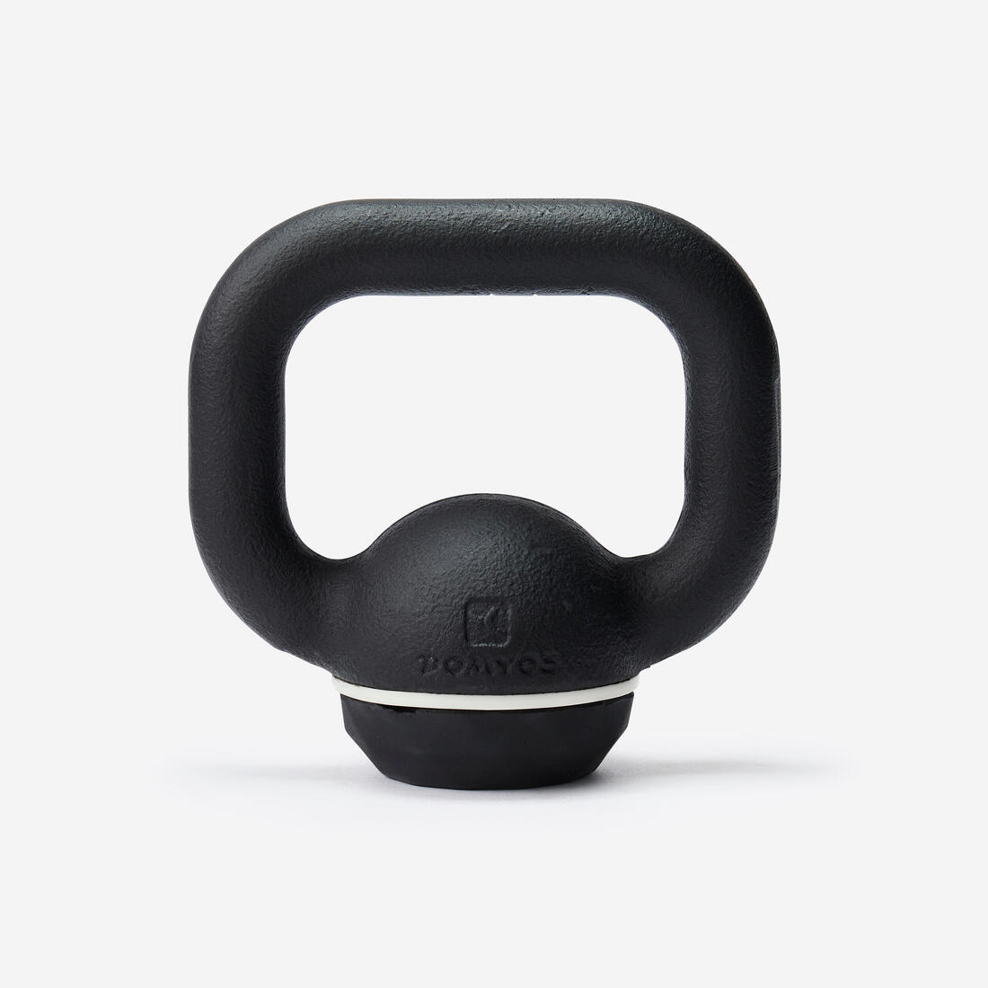 Kettlebell en fonte et base caoutchouc - 4 kg