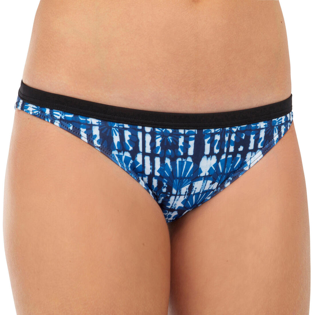 CULOTTE DE MAILLOT DE BAIN SURF FILLE MAEVA 500 – bleu denim