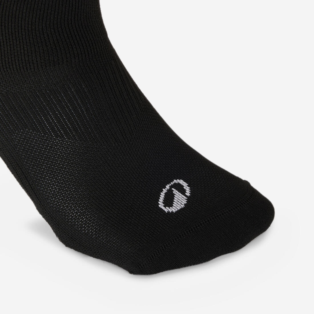 Chaussettes de fitness mi-mollet x5, noir imprimé