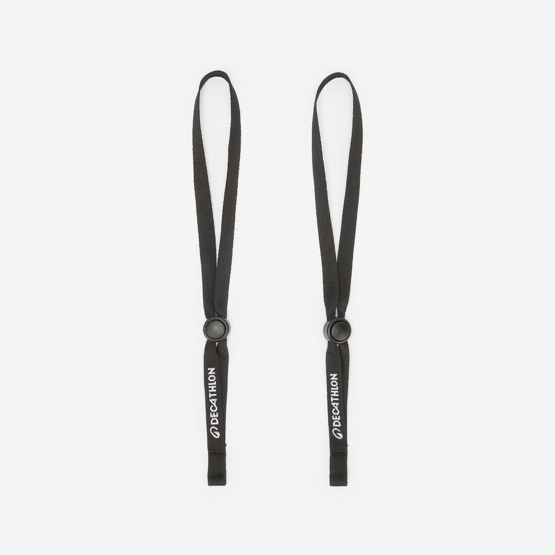 Leash palmes bodyboard léger en lacets, 500 Fin leash light gris