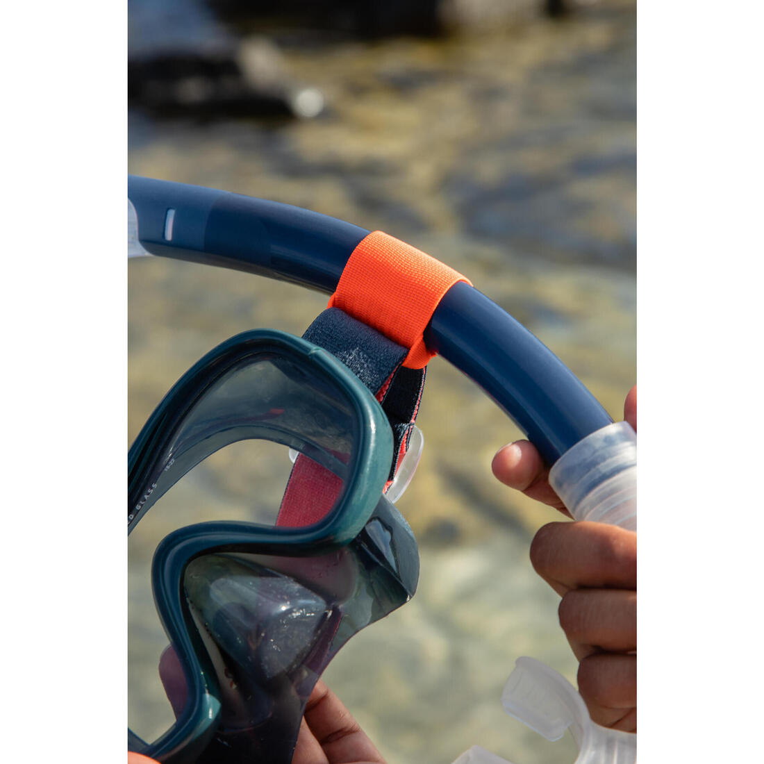 Tuba plongée sec avec soupape système drytop - 100 dry top