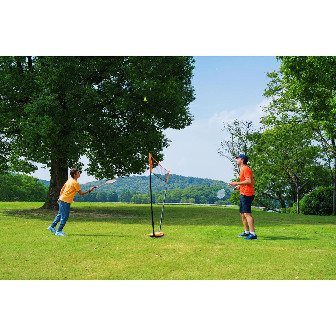 Kit Filet de Badminton Fun 3 Mètres - Bleu Roi