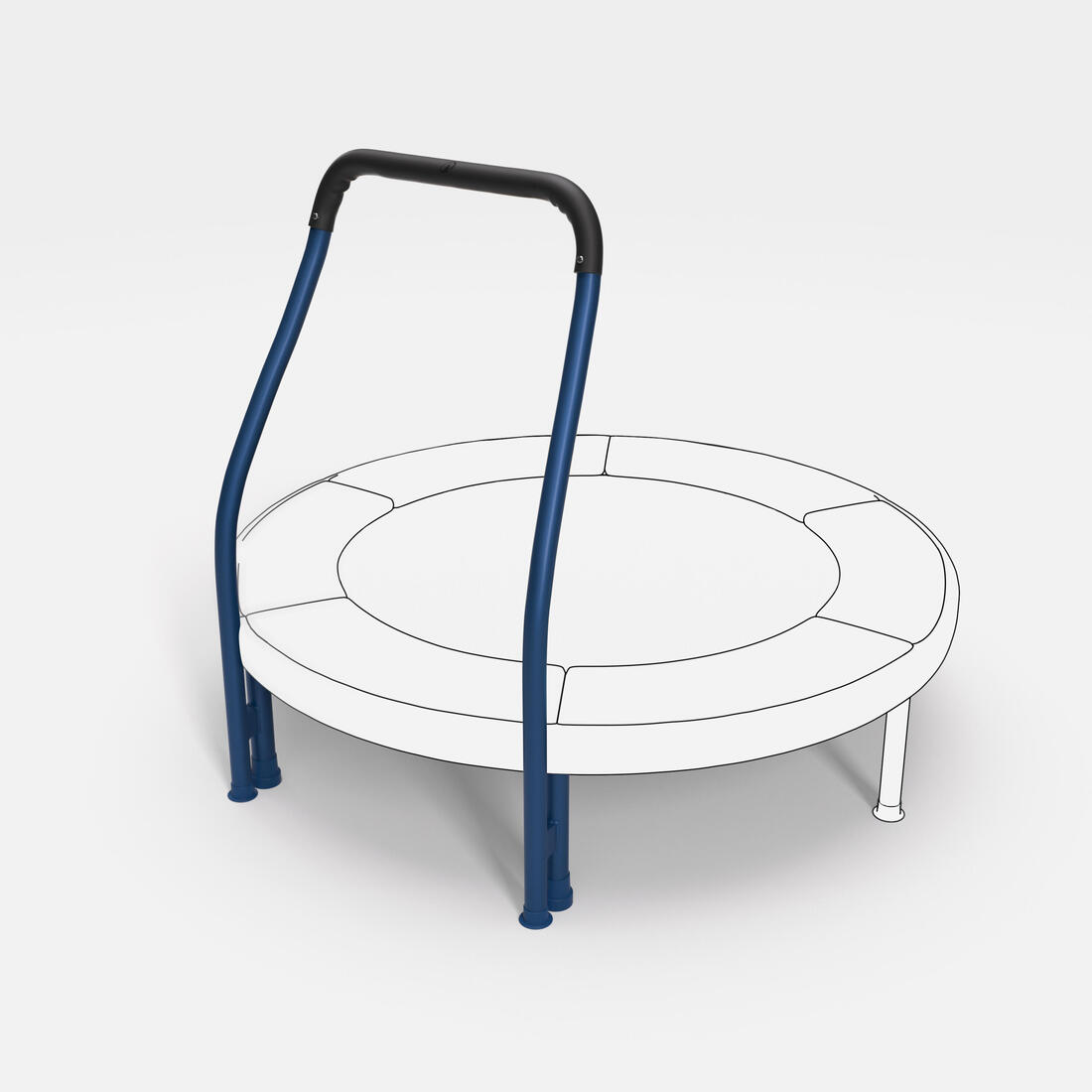 Barre de maintien pour mini trampoline enfant