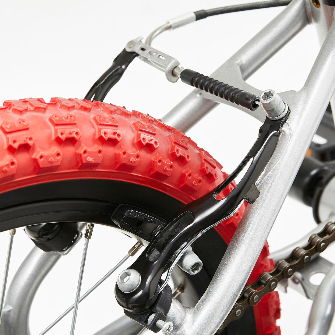 BMX ENFANT 16" WIPE 500 GRIS 5-7 ANS