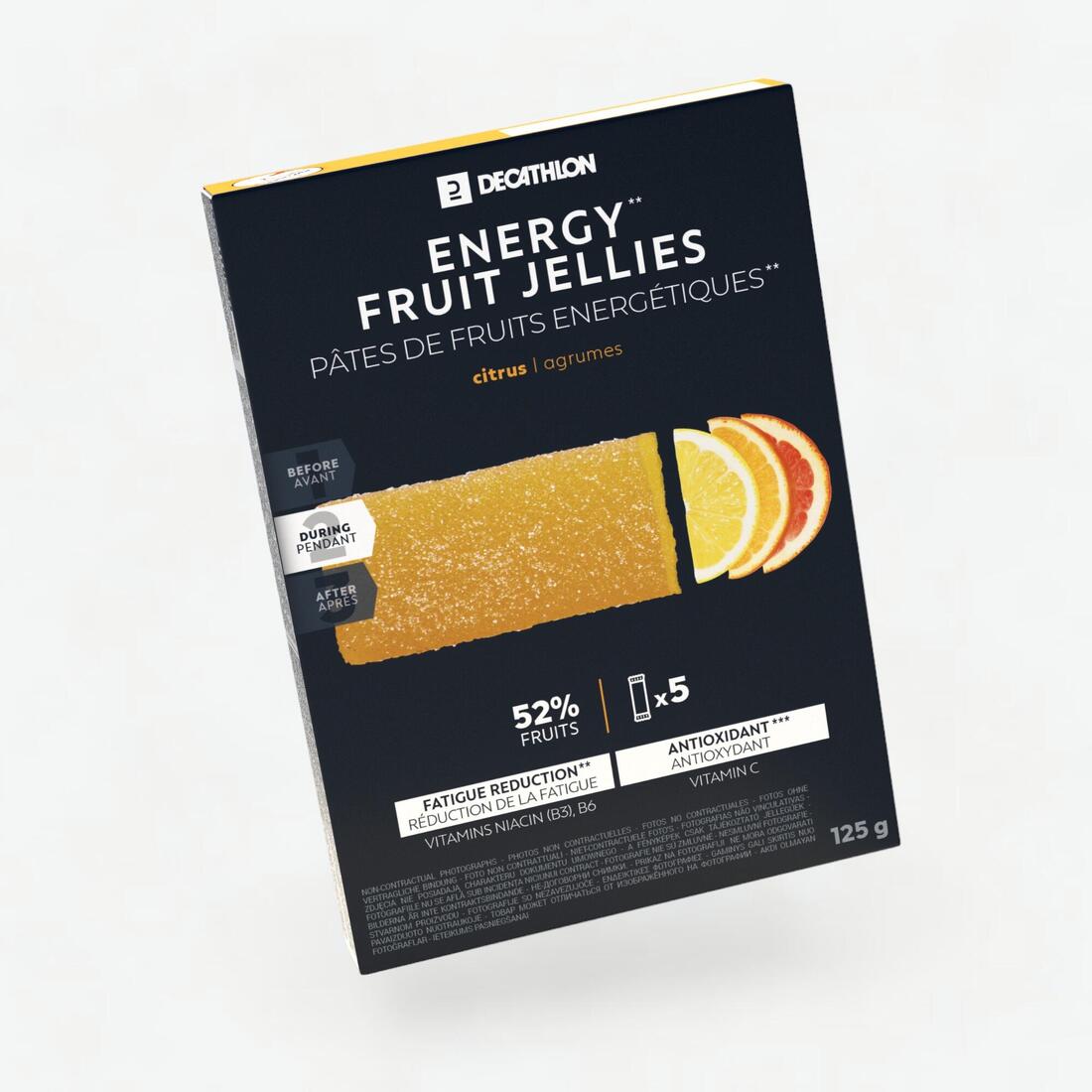 Pate de fruits énergétique poire 5x25g