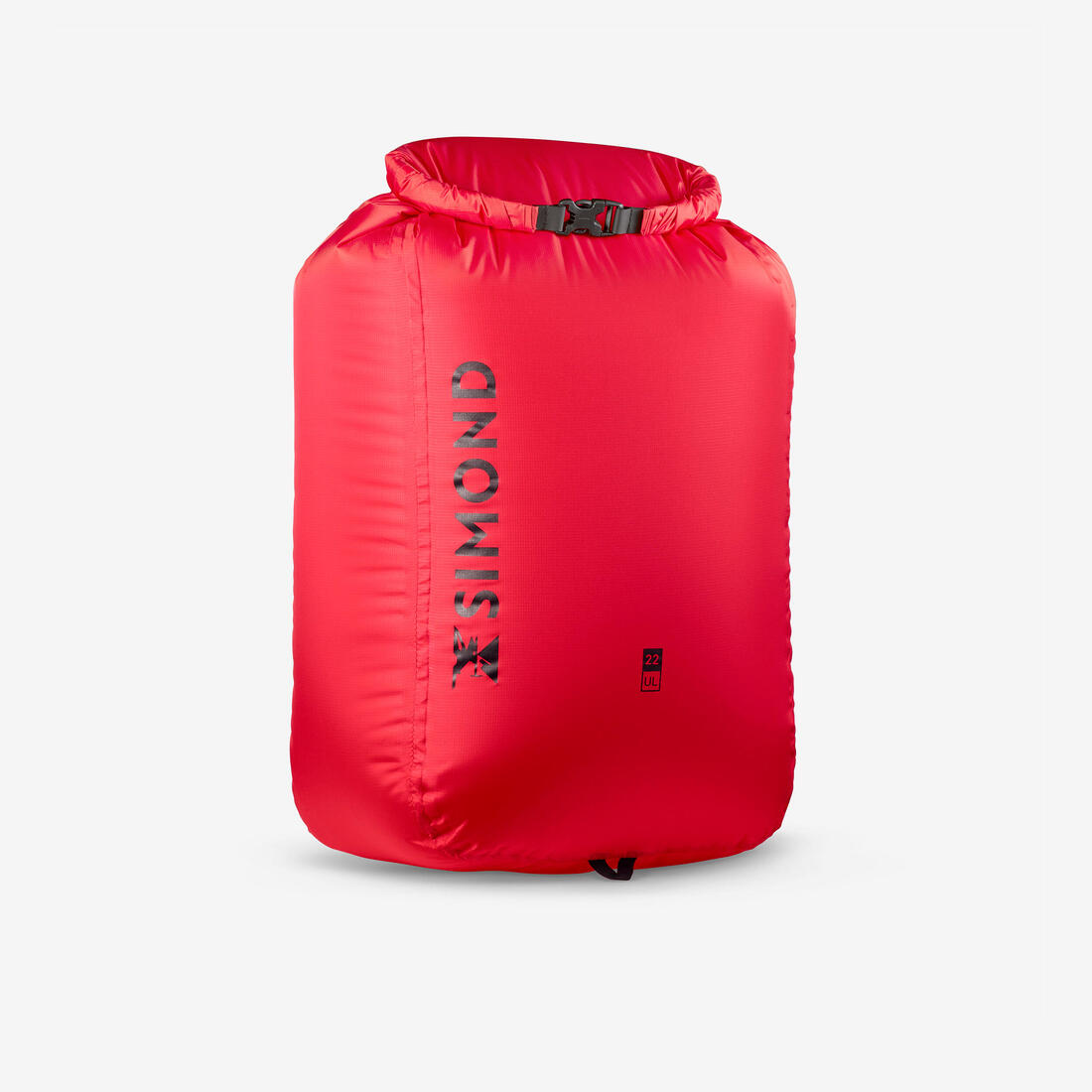 Sac de compression imperméable 22 litres (IPX5), ultra léger , rouge