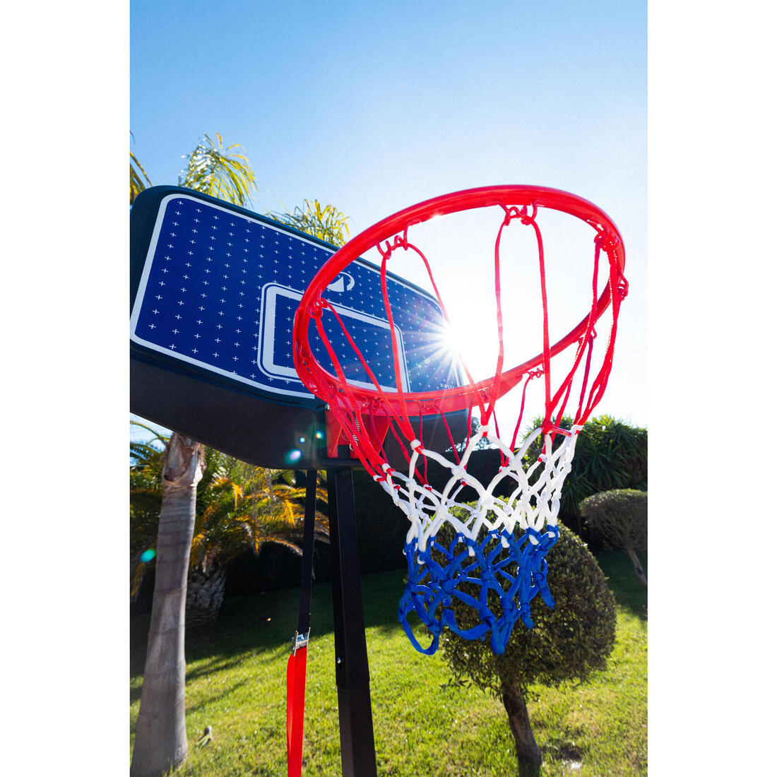 Panier de basket Enfant Dunk sur pied réglable 1,60m à 2,20m - K900