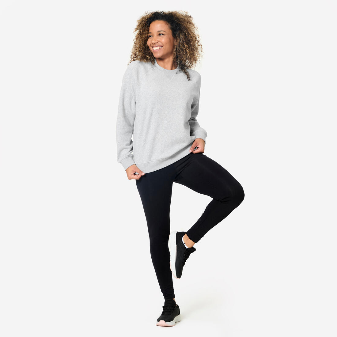 Sweat de fitness en molleton femme