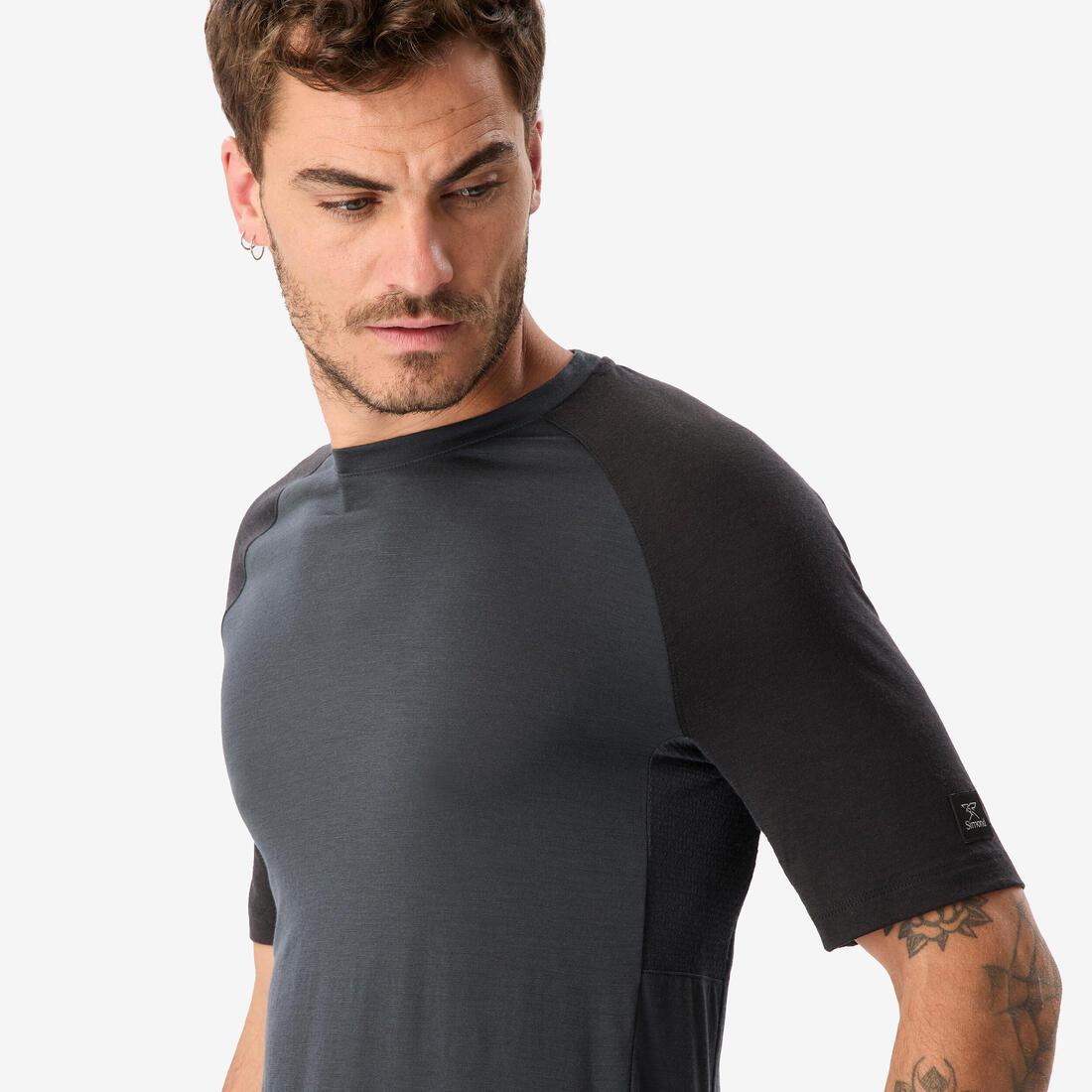 T-shirt manches courtes en laine mérinos homme, Merino Resist