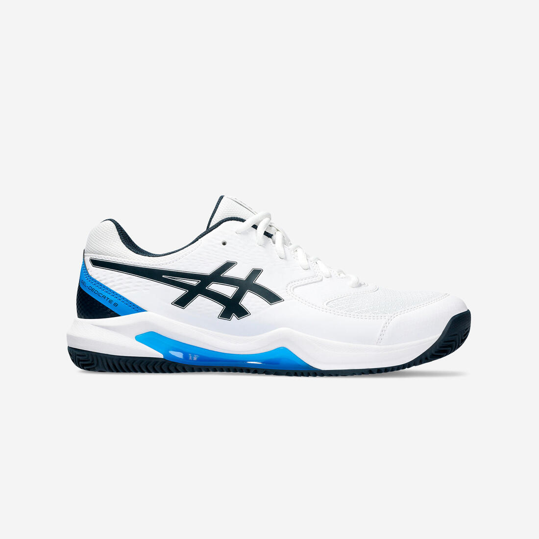Chaussures de Tennis terre battue homme - Gel Dedicate 8 blanc bleu – Default