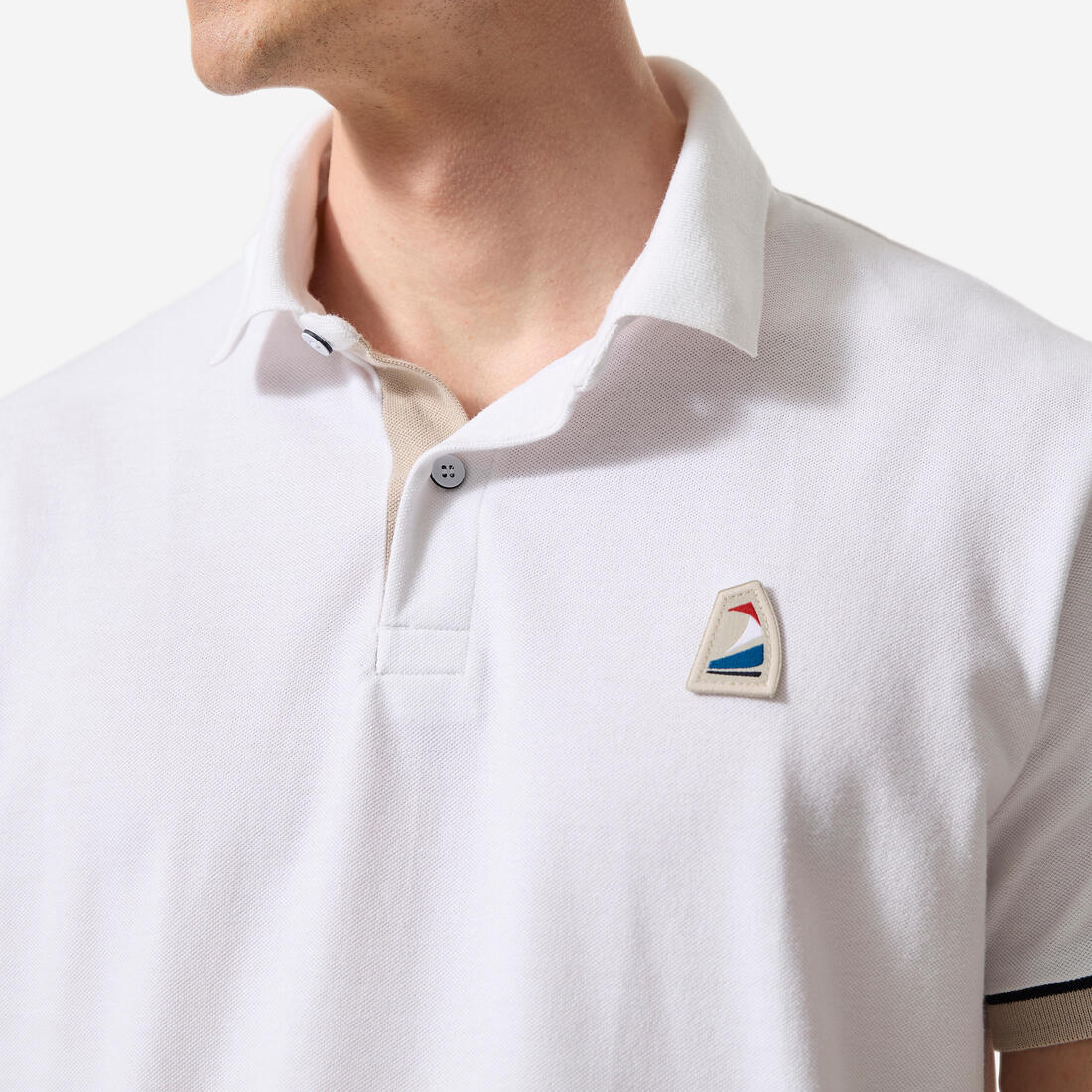 Polo manches courtes de voile homme,100