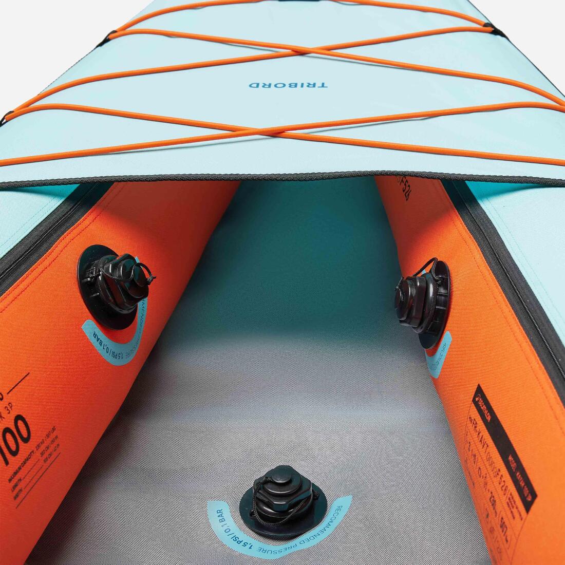 Pack canoë kayak Tribord 100 Essentiel - 2/3 places