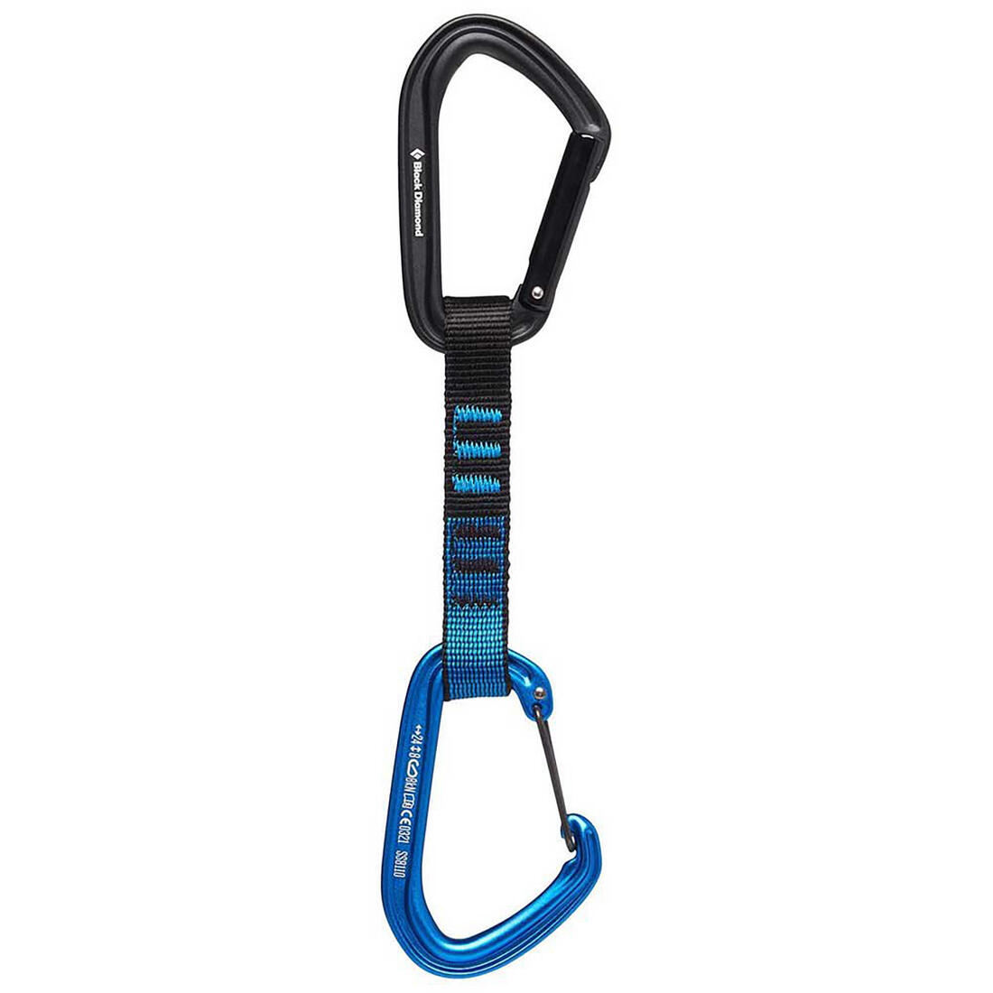 LOT DE 6 DÉGAINES ESCALADE ET ALPINISME - PACK HOTFORGE HYBRID BLUE 12 CM X6