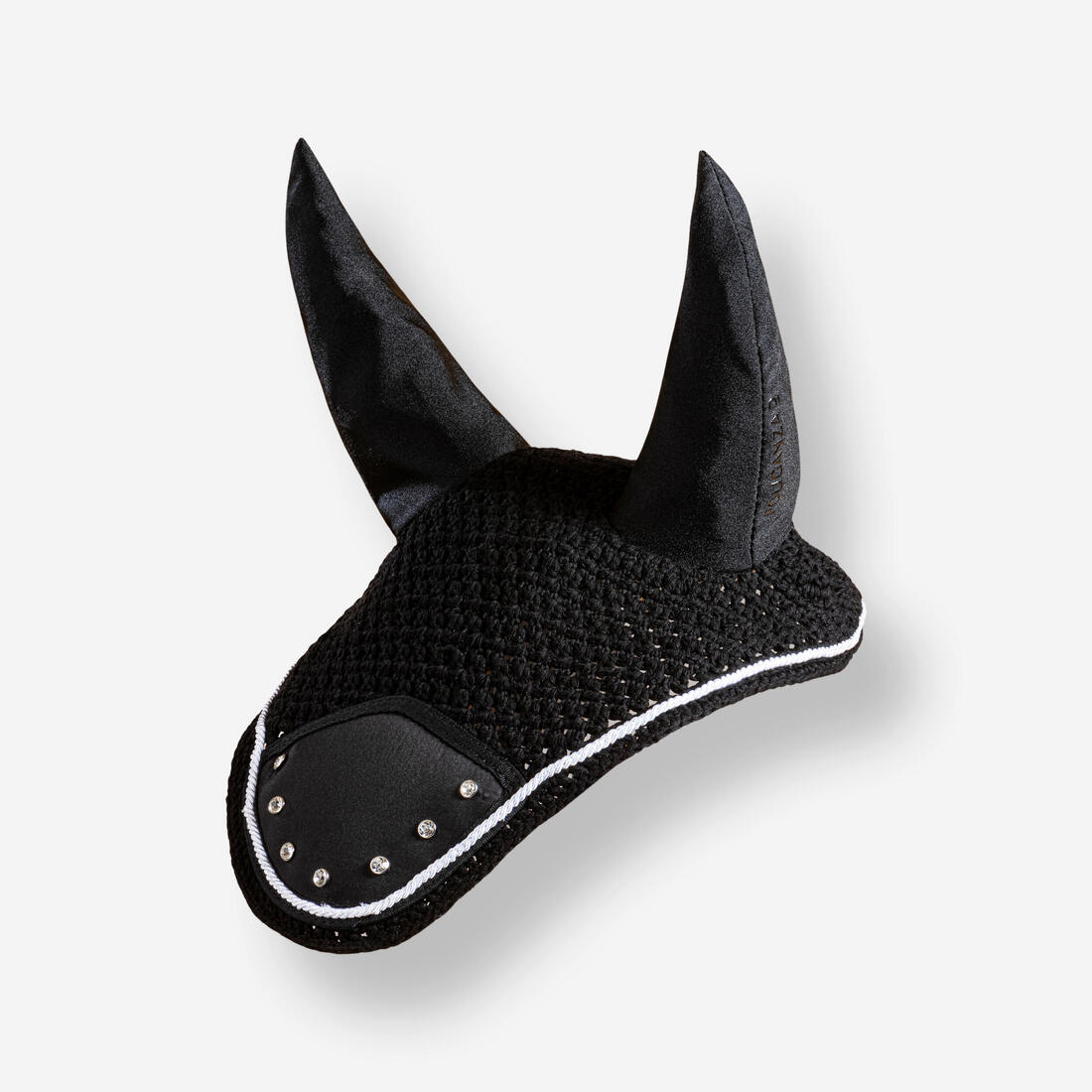 Bonnet équitation Cheval - Strass marine