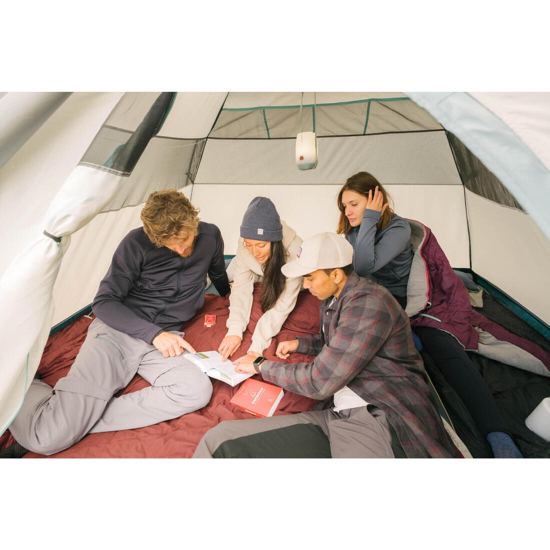 Tente de camping 4 places, MH100