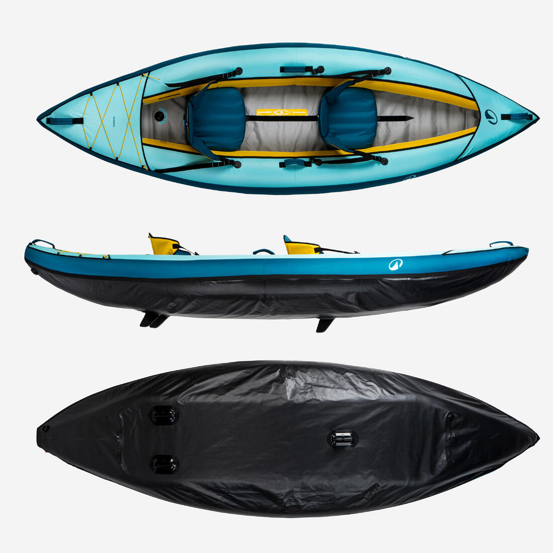 Pack canoë kayak Tribord 100 - 1/2 places