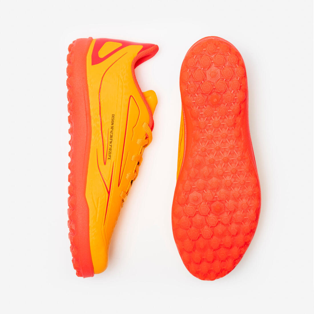 CHAUSSURES DE FOOTBALL ENFANT A LACETS 160 JR TURF .TF
