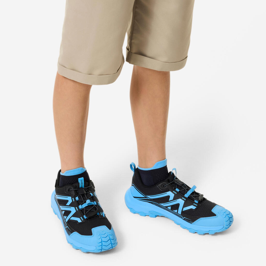Chaussures de randonnée imperméables enfant du 35 au 38, Crossrock lacets