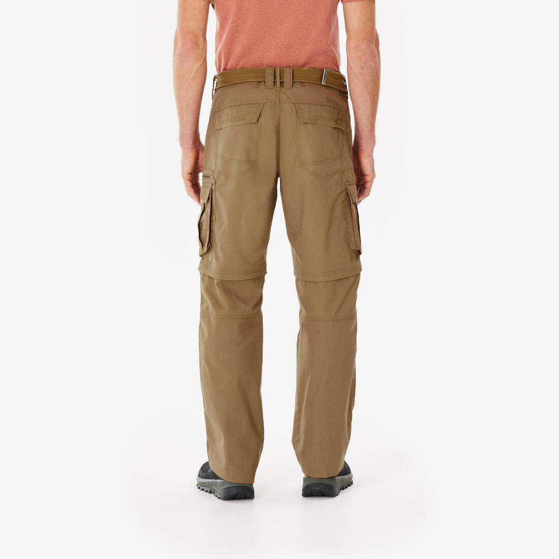 Pantalon cargo de randonnée modulable homme, TRAVEL 500 Modul