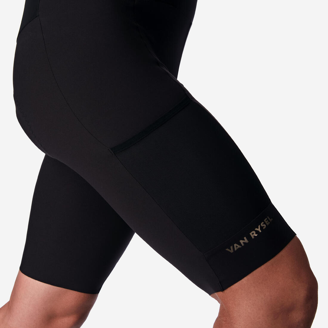 Cuissard court de vélo de route longue distance homme, EDR Ultra noir