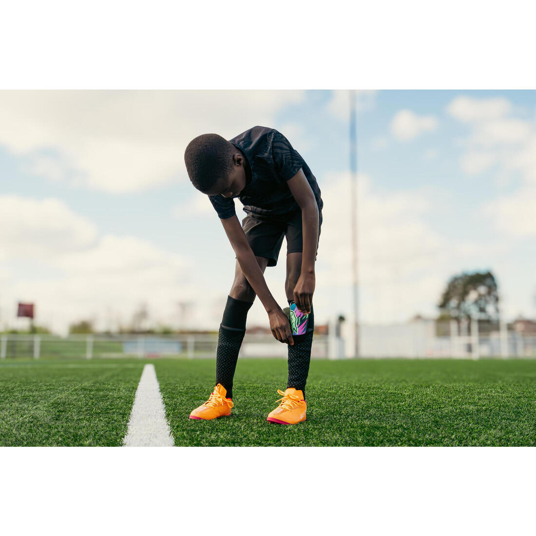 CHAUSSETTES DE FOOTBALL ENFANT EASY POCKET