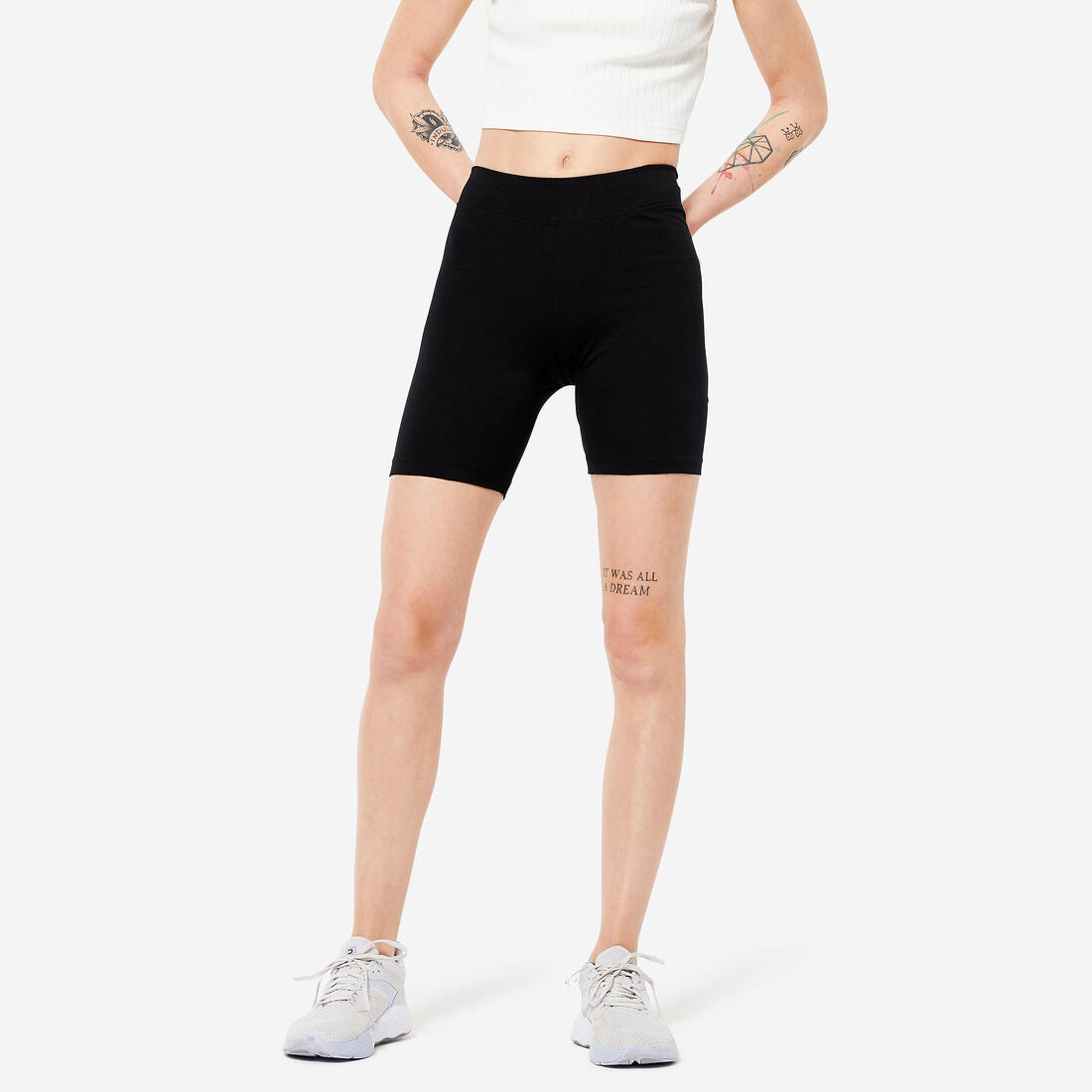 Short cycliste de fitness femme