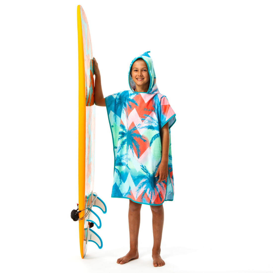 Poncho surf 500 junior (110 à 135 cm) surfy