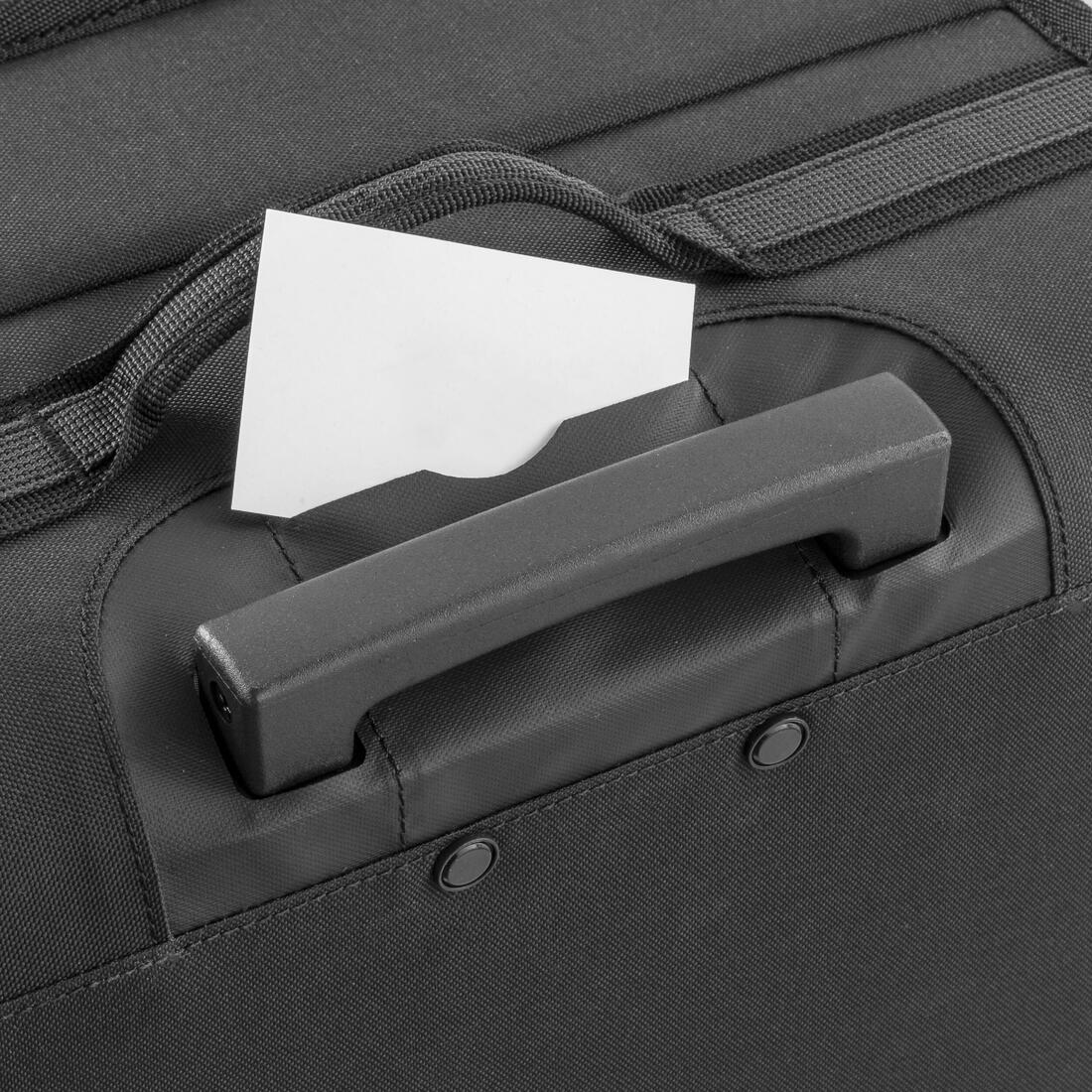 Valise 30L - ESSENTIAL noire grise