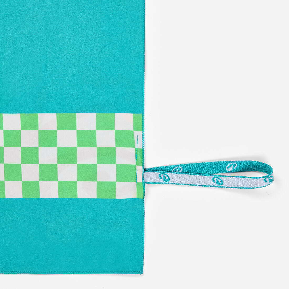 Serviette de bain microfibre compacte XL 110 x 175 cm, imprimé feuillage