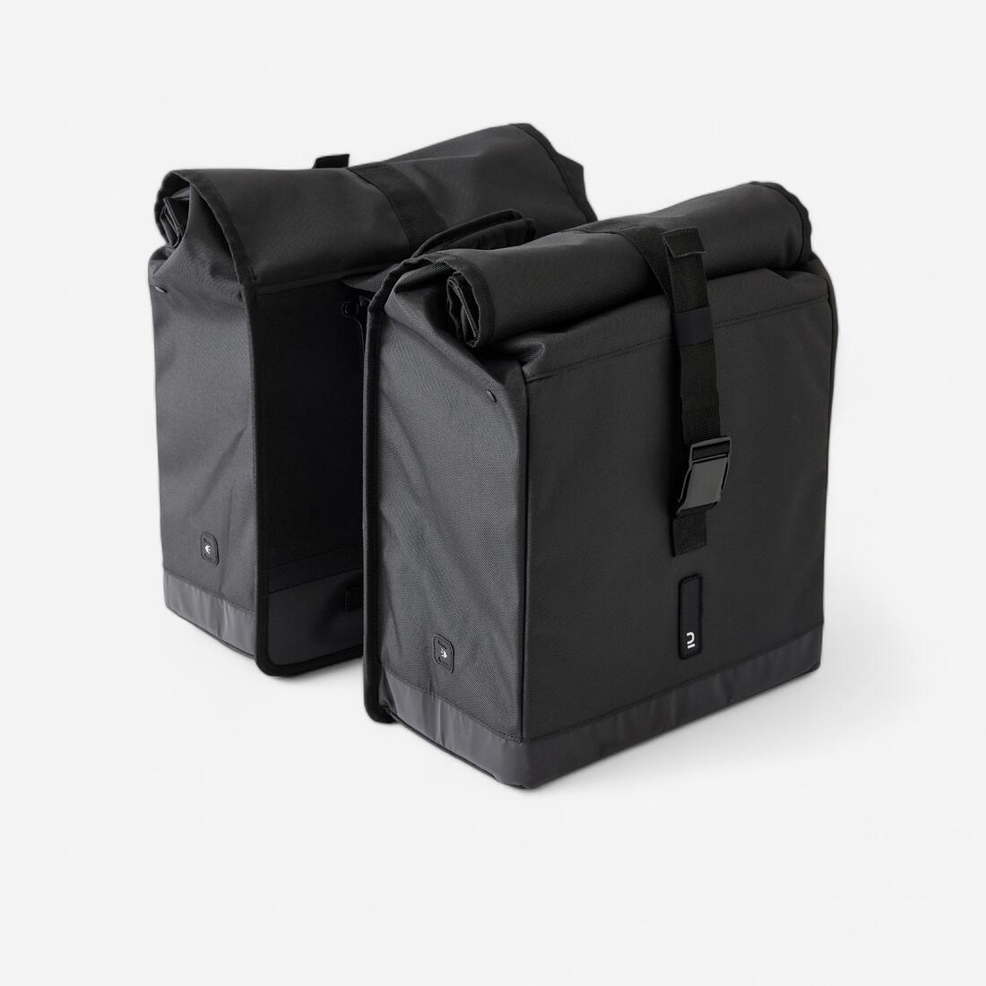 Sacoche double velo 2x20l 500 noire