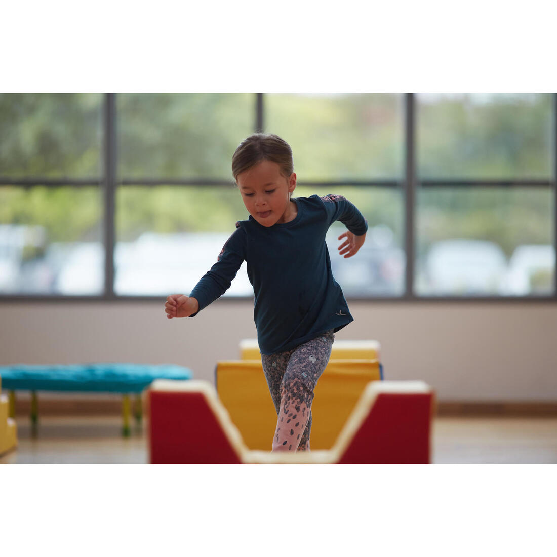 T-shirt manches longues enfant coton - Basique