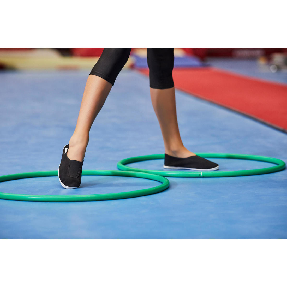 Chaussons gym fille et garçon en tissu