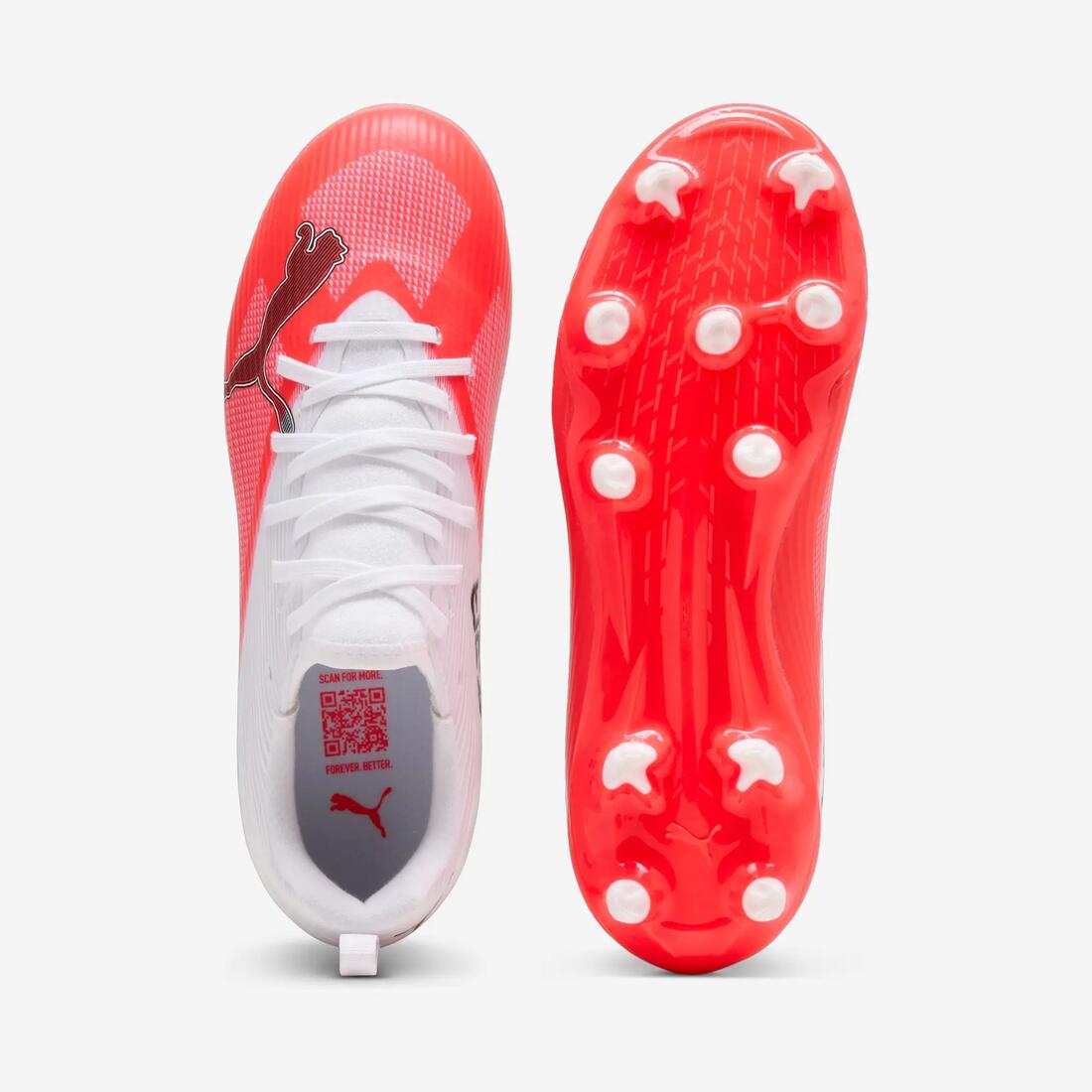 PUMA Ultra 7 Match FG/AG Chaussure Enfant Rouge