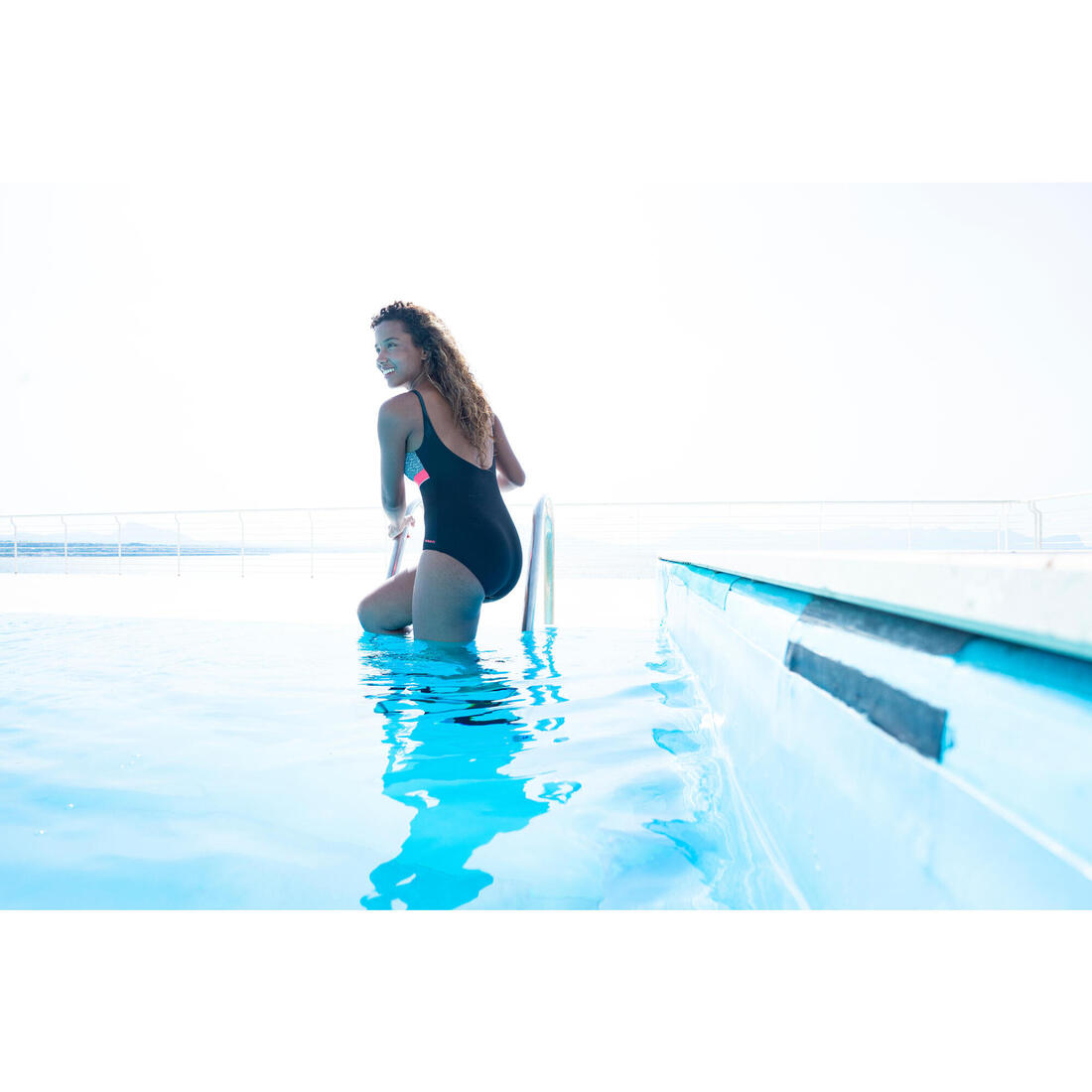 Maillot de Bain Gainant Femme 1 Pièce Kaipearl Triki Leo Noir