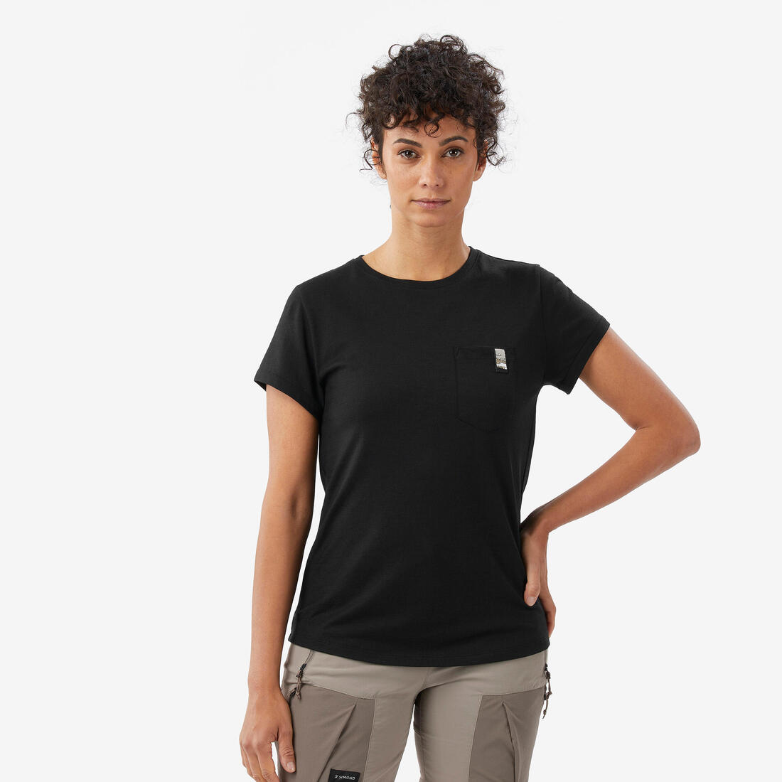 T-shirt manches courtes 100 % laine mérinos femme, Merino 100%
