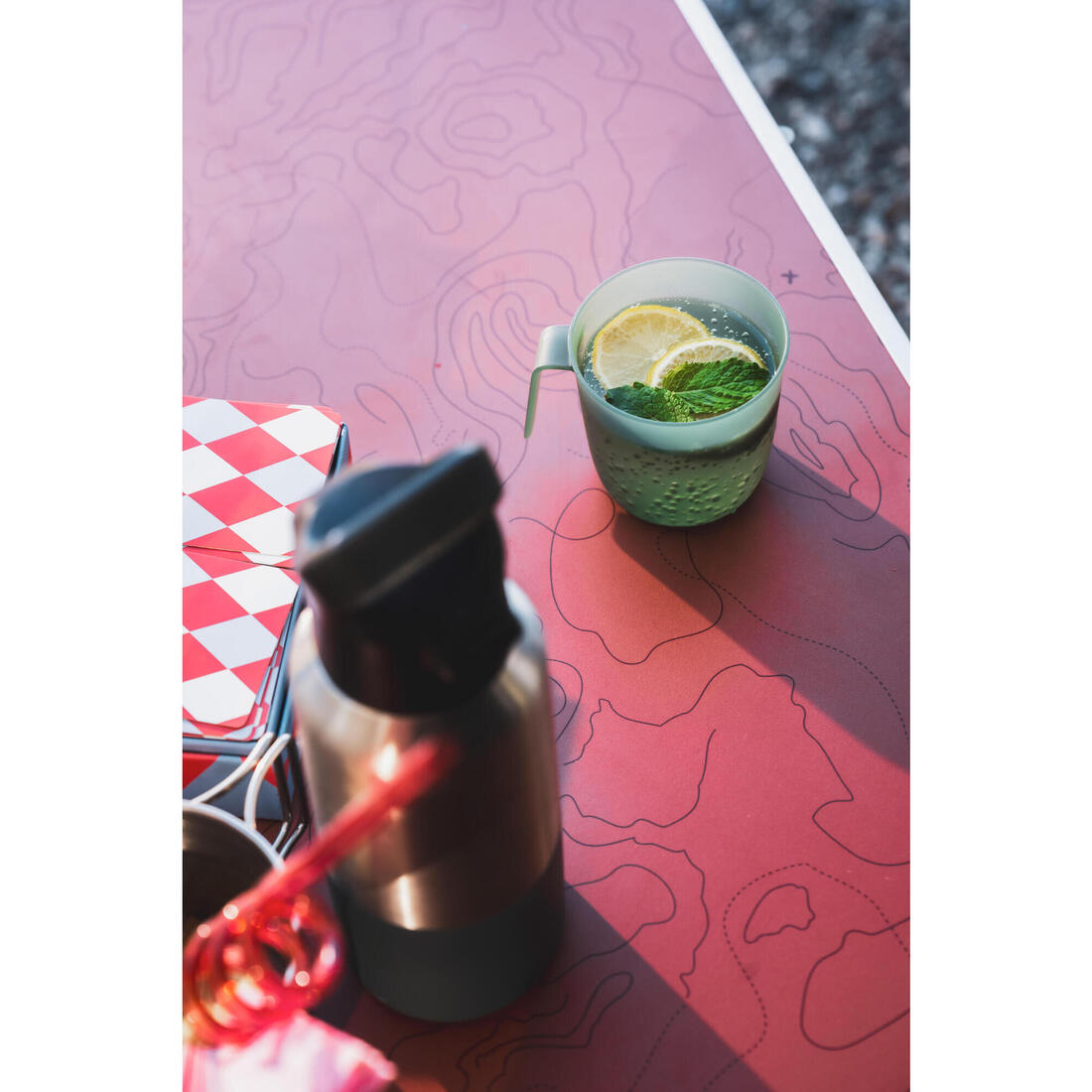 Table de camping pliante, 4 personnes