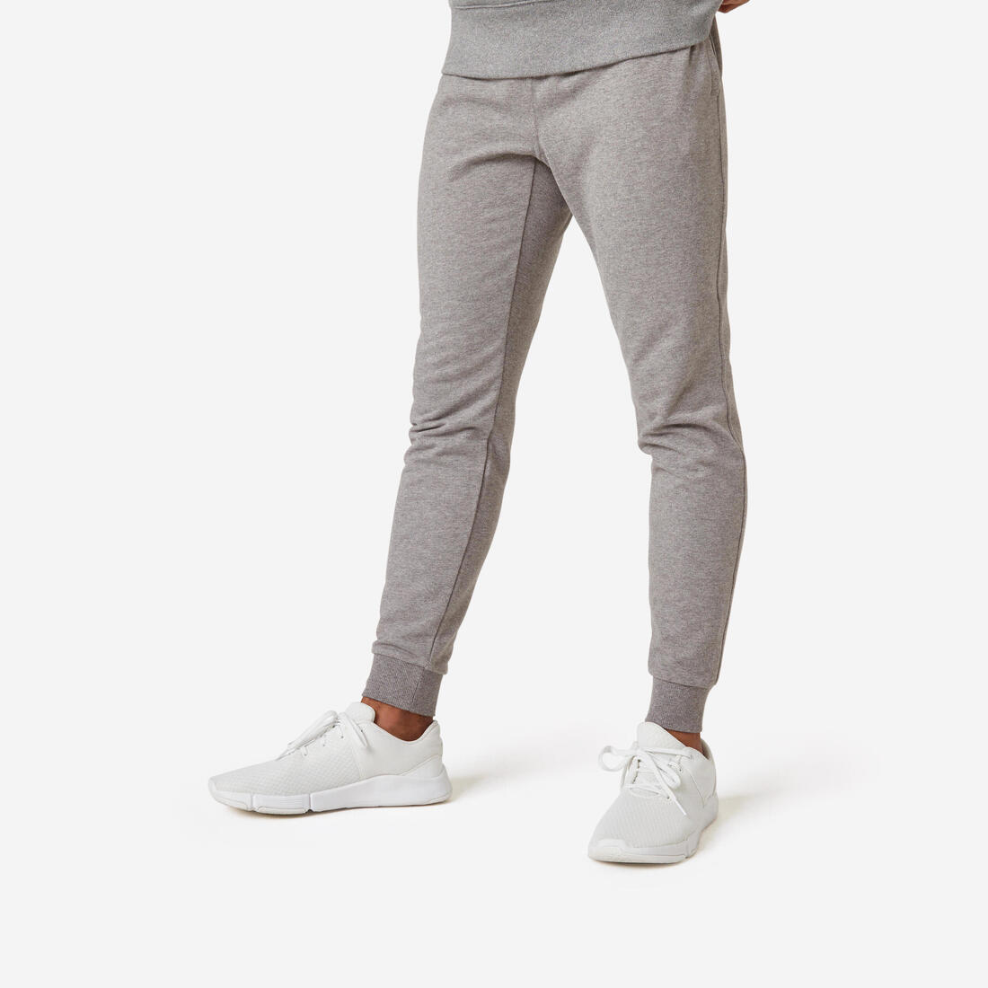 Pantalon jogging slim Fitness Homme - 500 Gris foncé