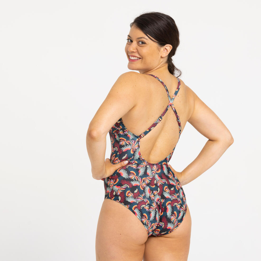 Maillot de bain 1 pièce natation loisirs femme, Lila ltara