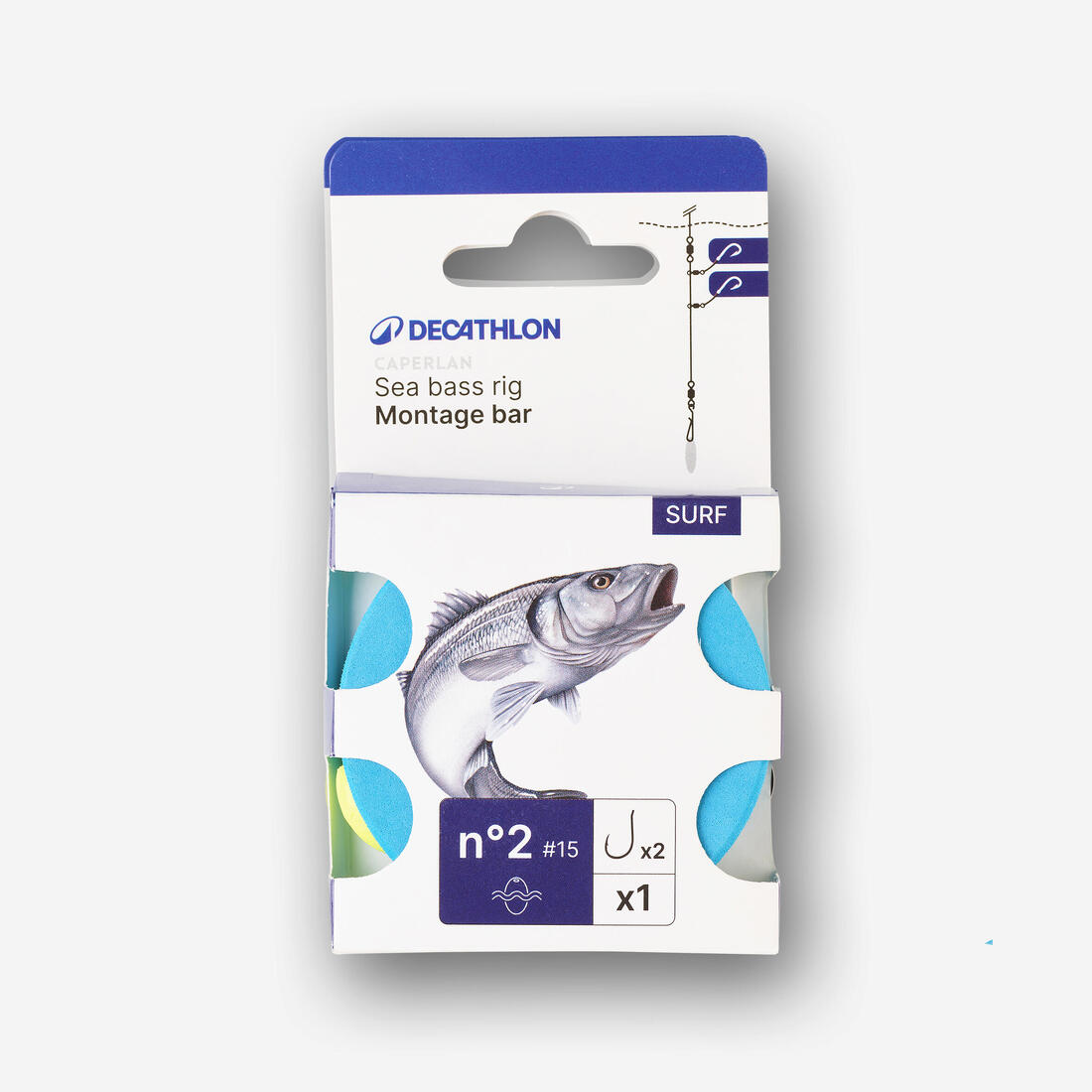 MONTAGE SURFCASTING BAR N°1/0
