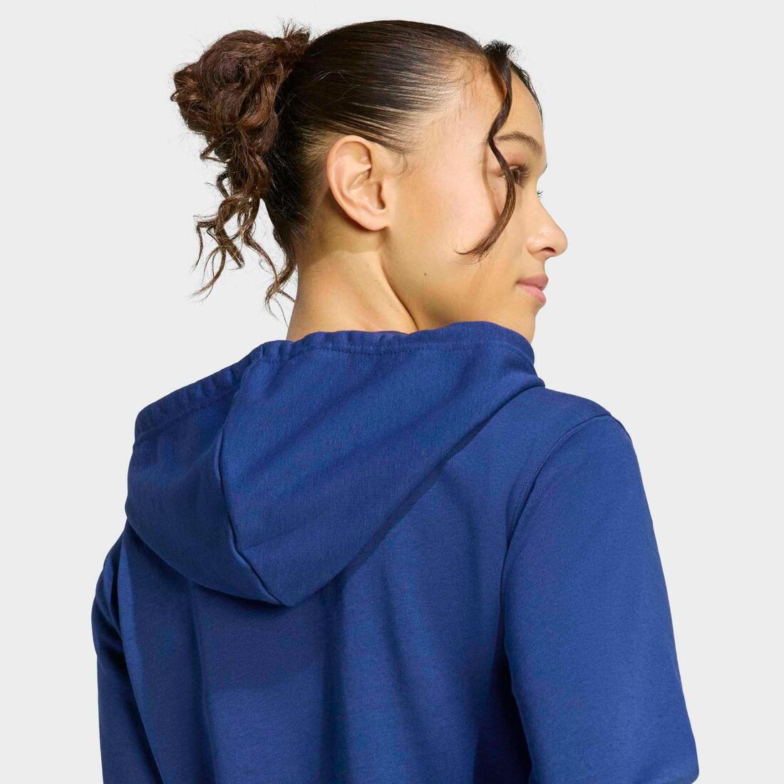 Sweat à capuche zippé de fitness femme