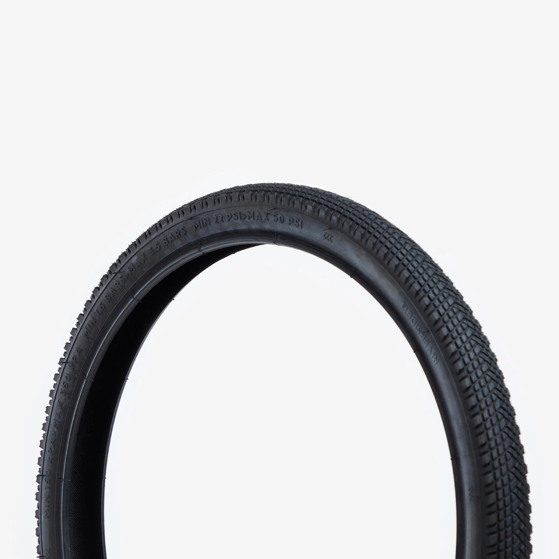 Pneu vélo vtc 20x1.75 tringles rigides / etrto 44-406