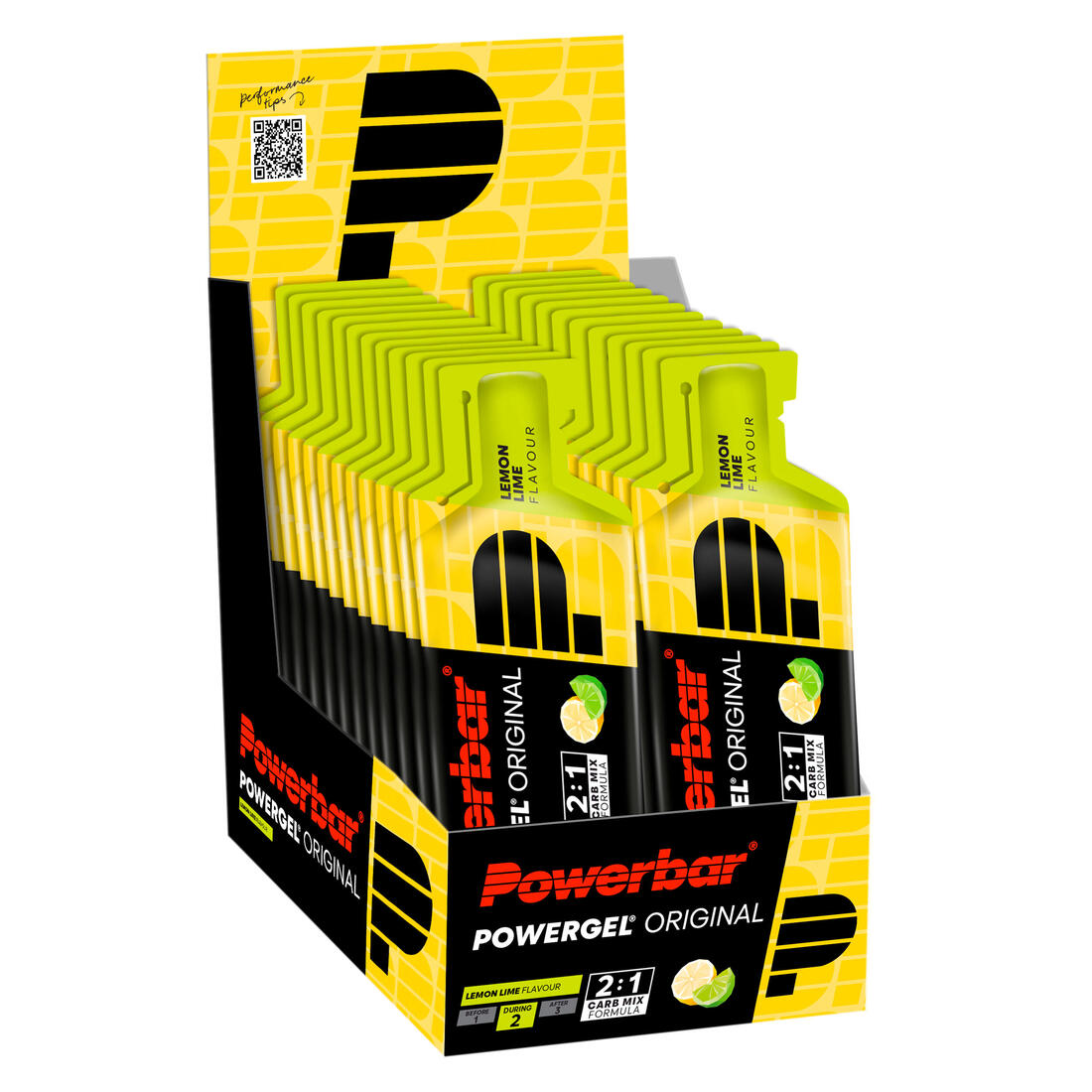 Gel energétique powergel lemonlime 41 g x24