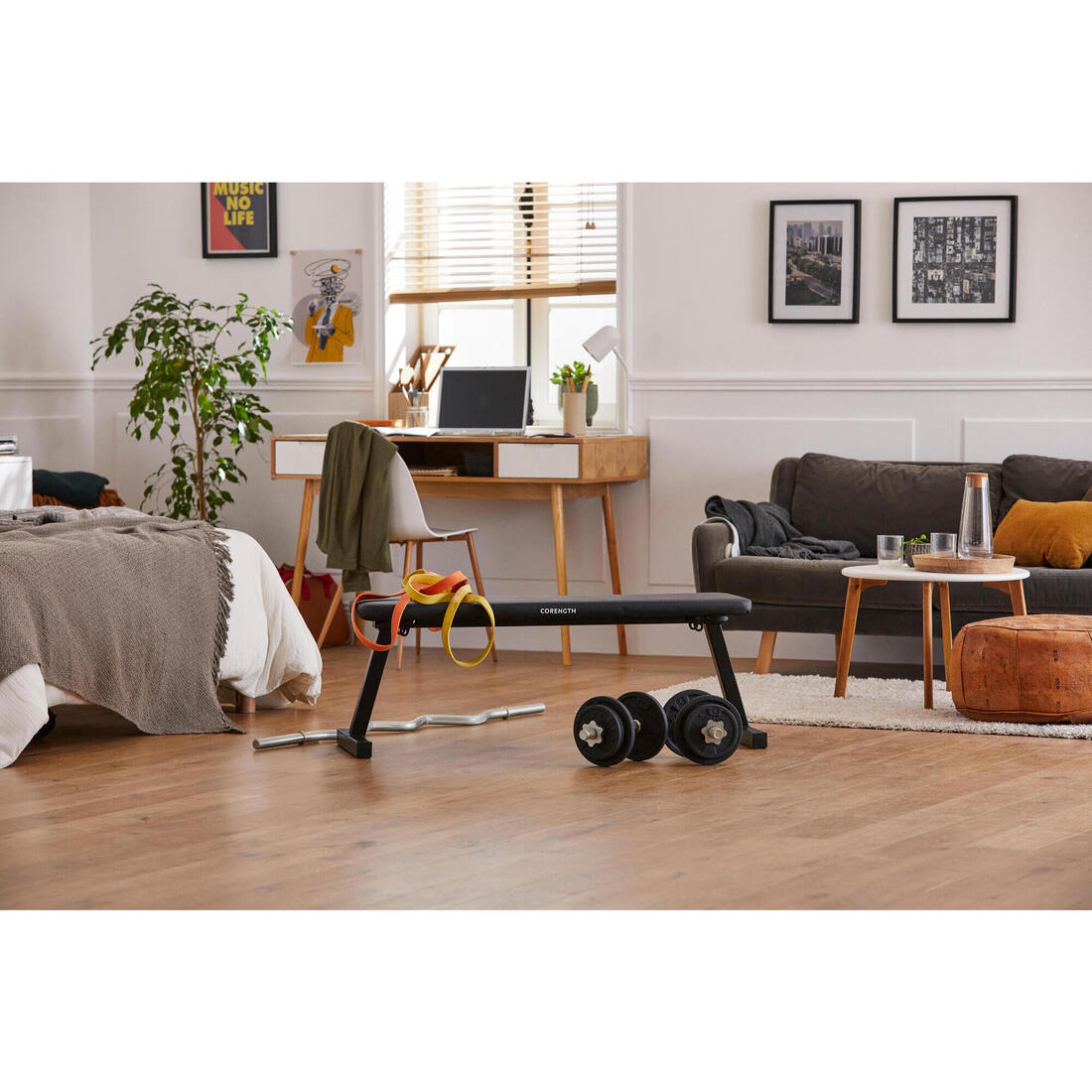Banc de musculation pliable - bench 100