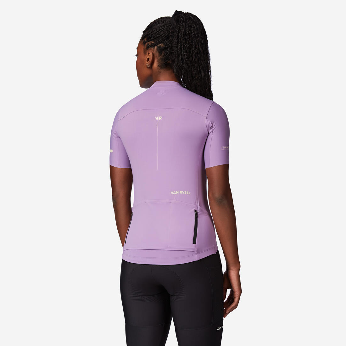 Maillot vélo route manches courtes été ajusté femme - EDR 2
